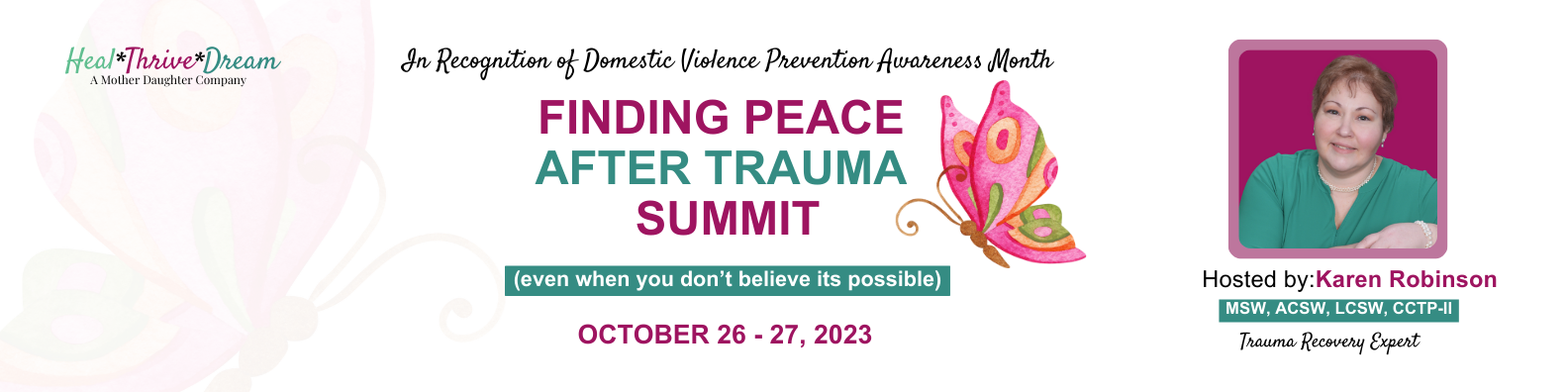 Finding Peace After Trauma
Summit