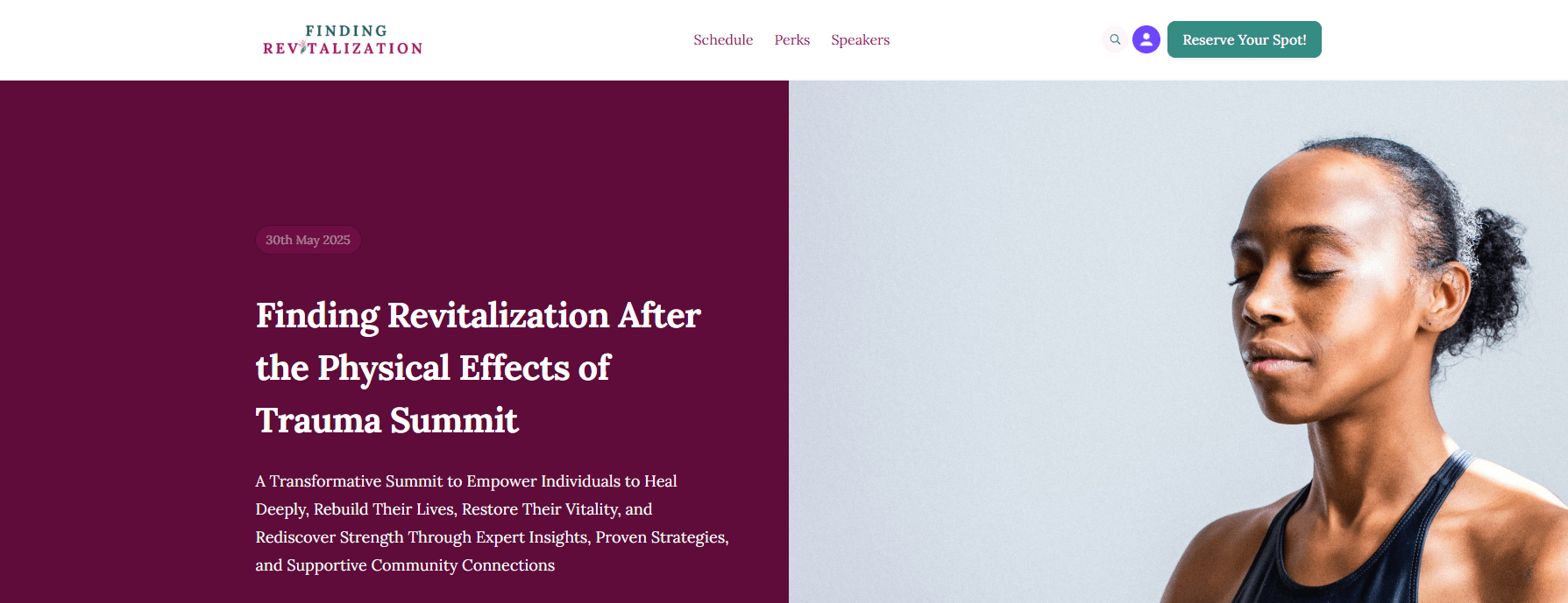 Finding Revitalization After the Physical Effects of Trauma Summit